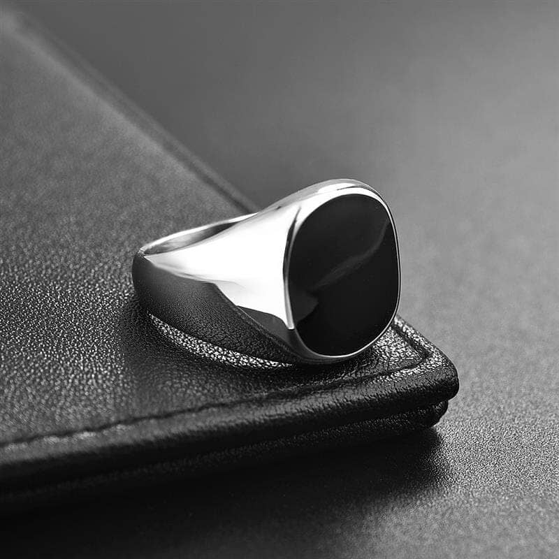 Anel Masculino Banhado a Ouro 18K