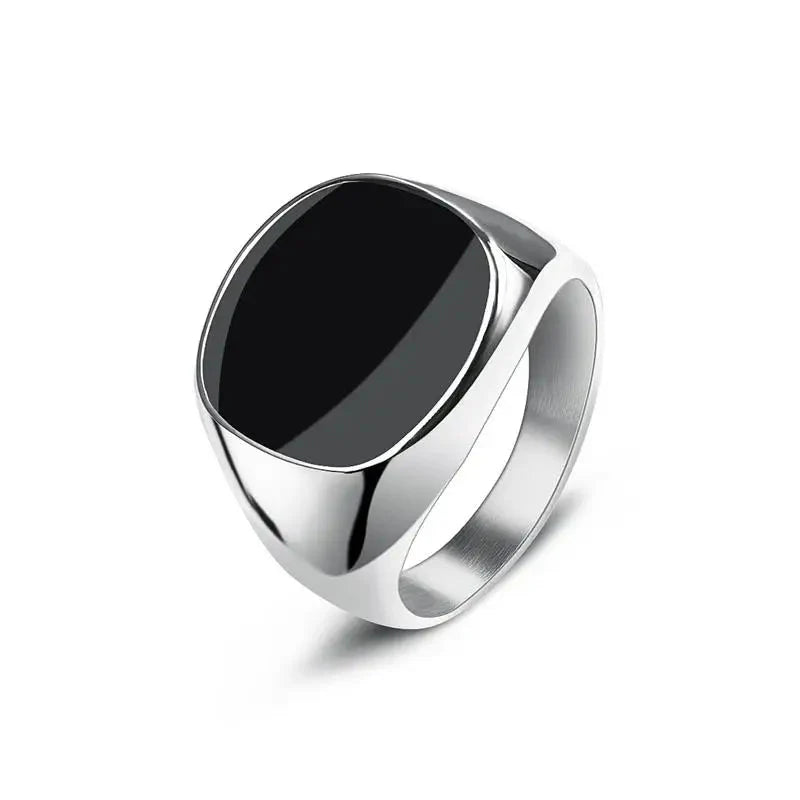 Anel Masculino Banhado a Ouro 18K