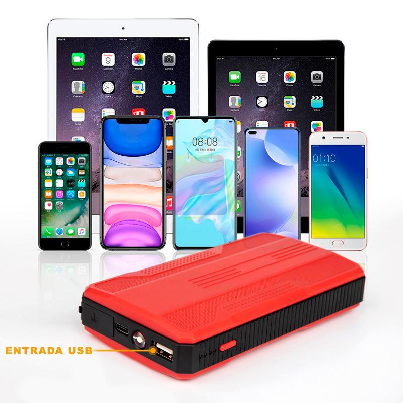 Auxiliar de Partida de Carro 12v e 20000mah - Carpower - Lojas Promorin