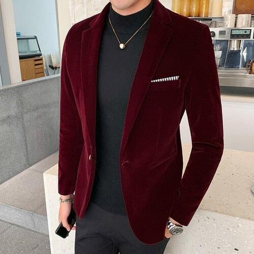 Blazer Masculino Tecido Aveludado - Lojas Promorin