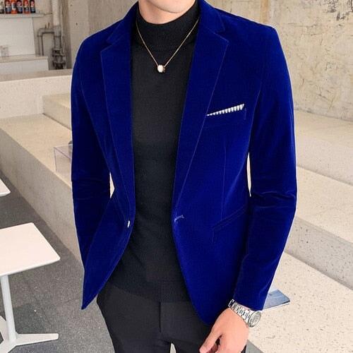 Blazer Masculino Tecido Aveludado - Lojas Promorin