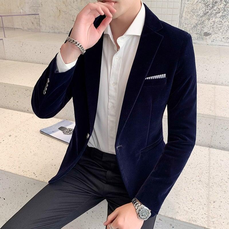 Blazer Masculino Tecido Aveludado - Lojas Promorin