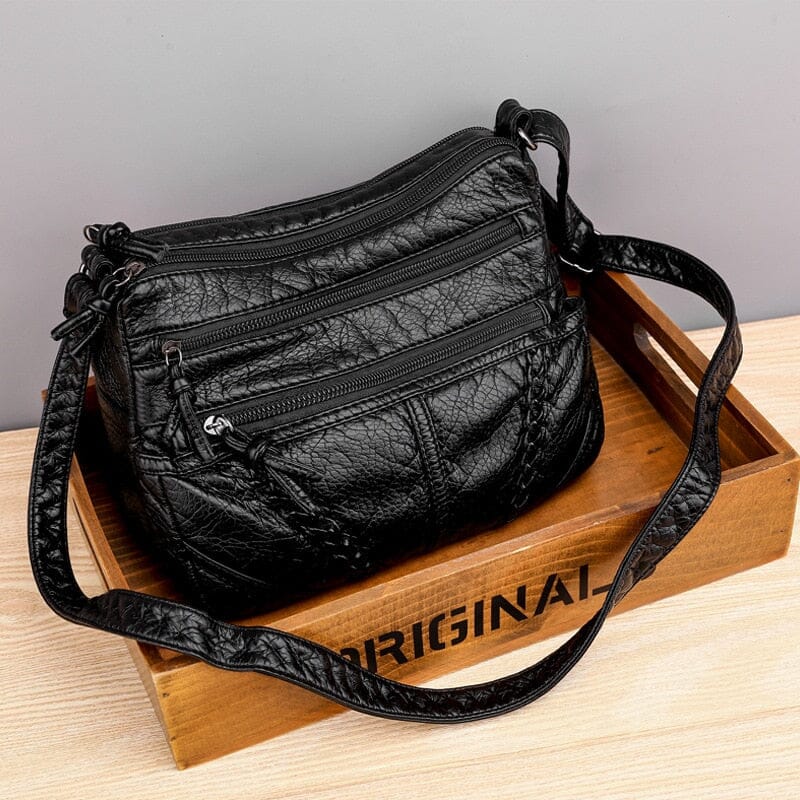 Bolsa Feminina Transversal de Couro