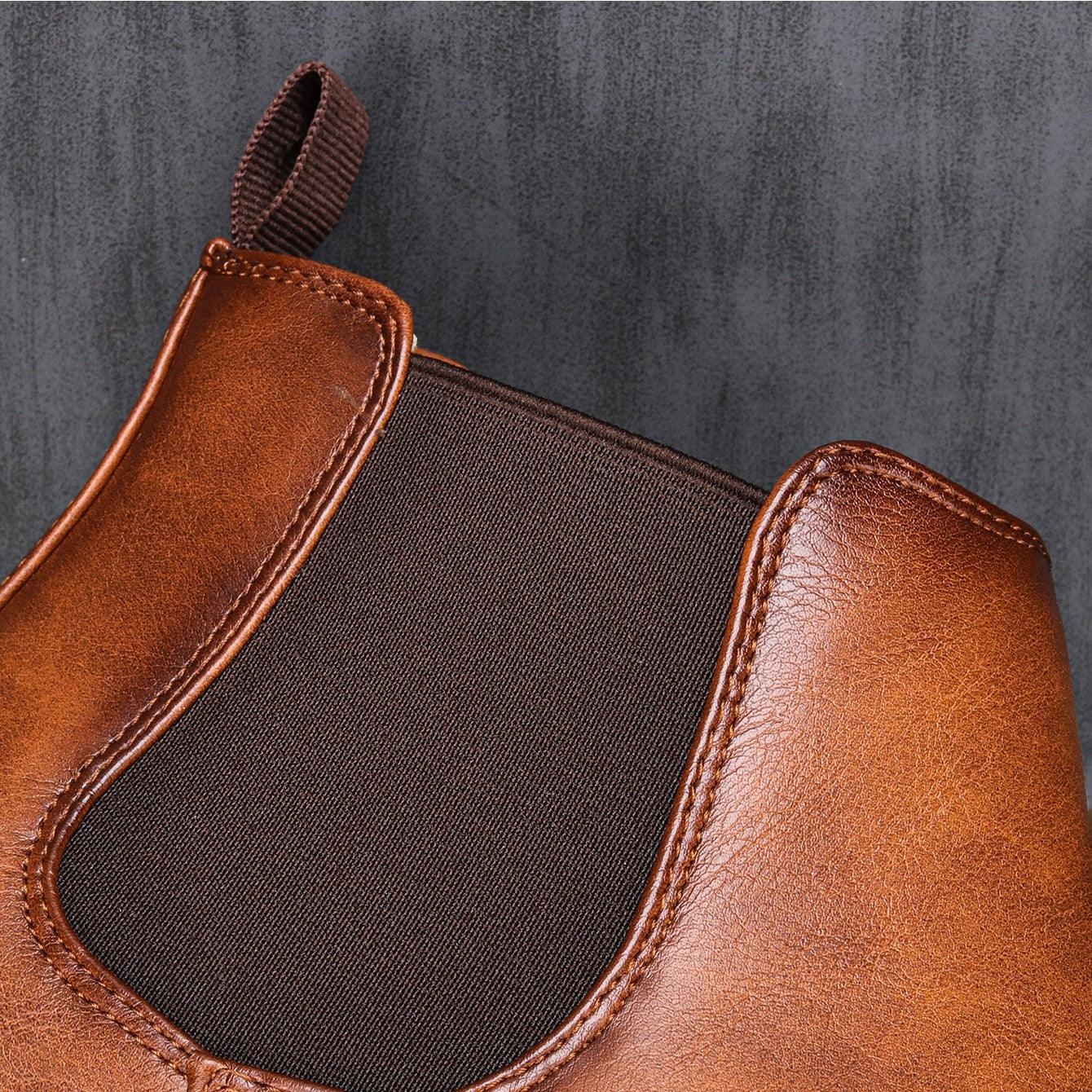 Bota Chelsea Masculina Original em Couro e Palmilha Ortopédica - Lojas Promorin