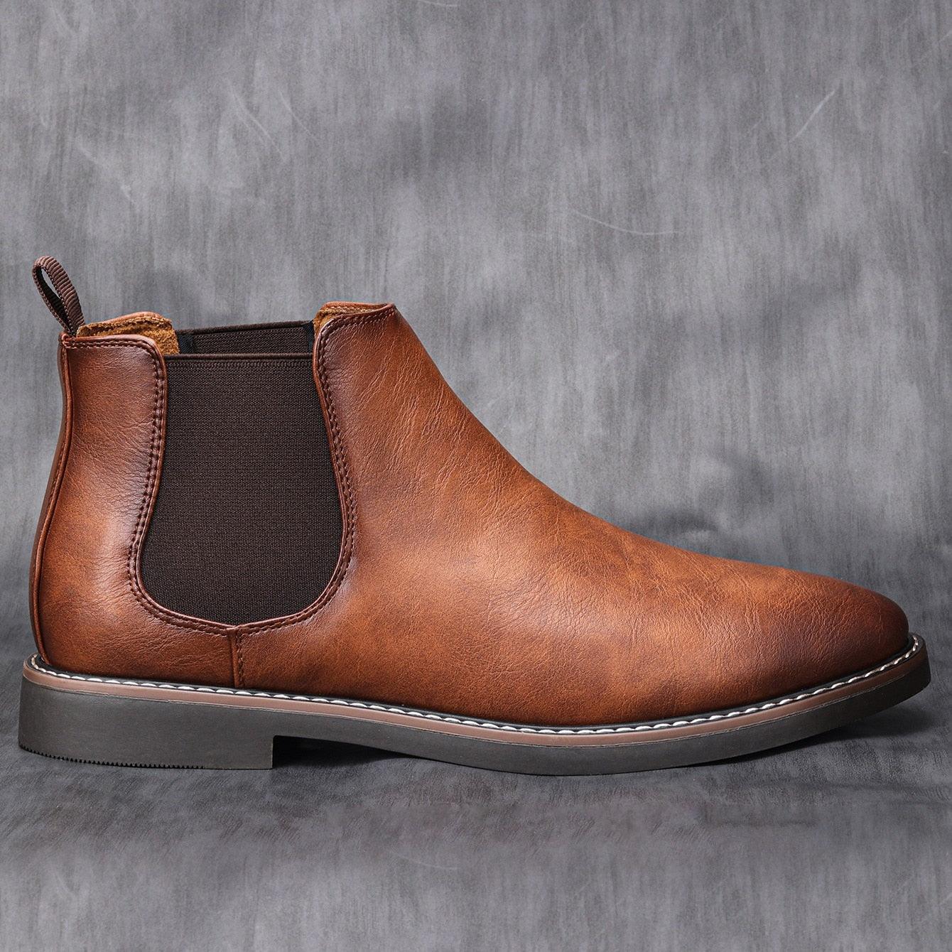Bota Chelsea Masculina Original em Couro e Palmilha Ortopédica - Lojas Promorin