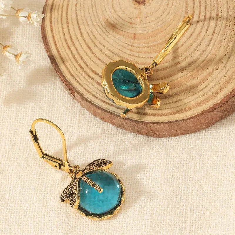 Brincos Boho Vintage Libélula