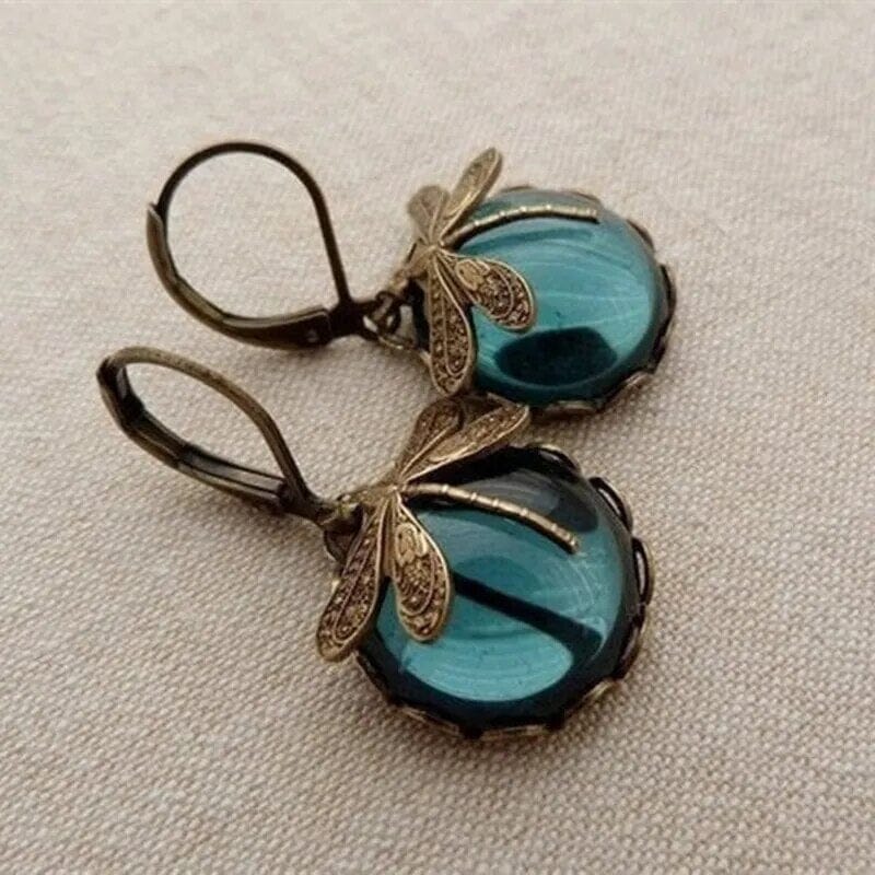 Brincos Boho Vintage Libélula