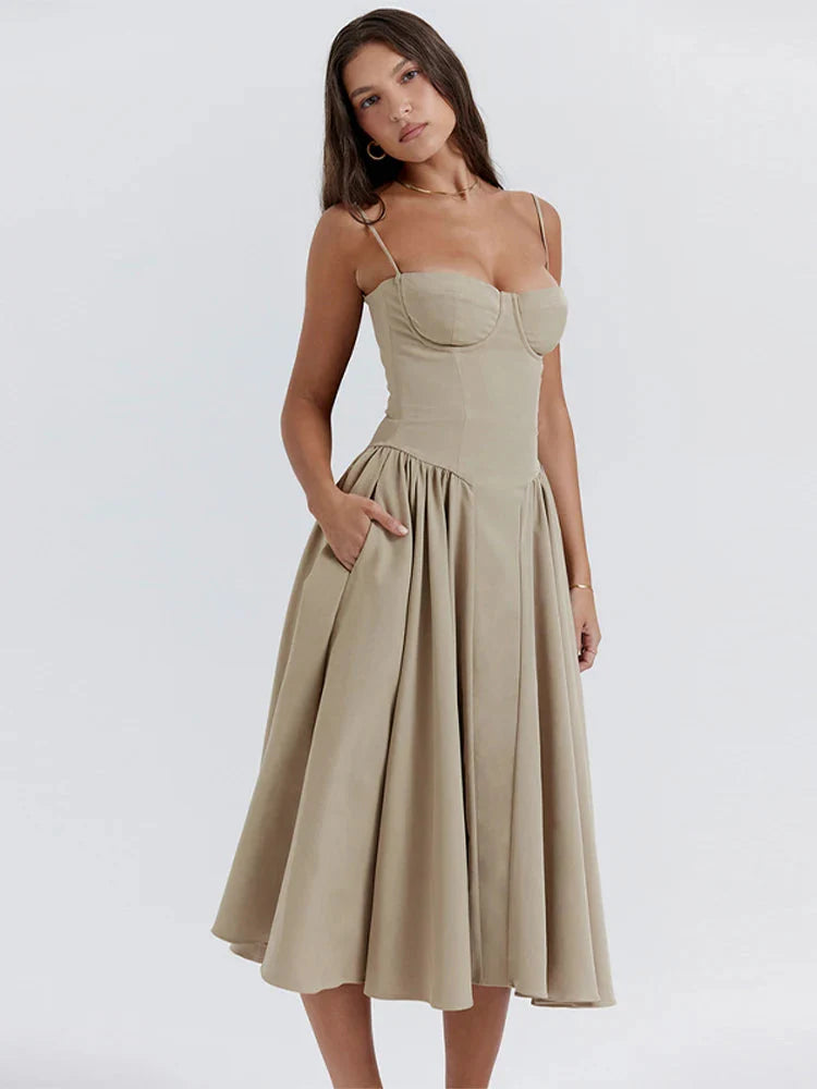 Vestido Feminino Midi Felicity