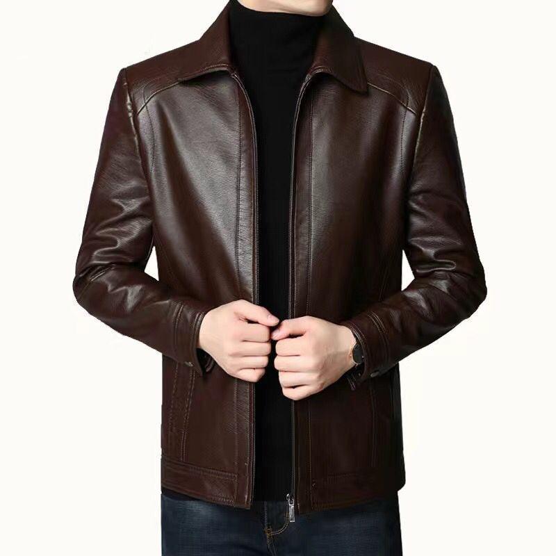 Jaqueta de Couro Michigan Masculina - Lojas Promorin