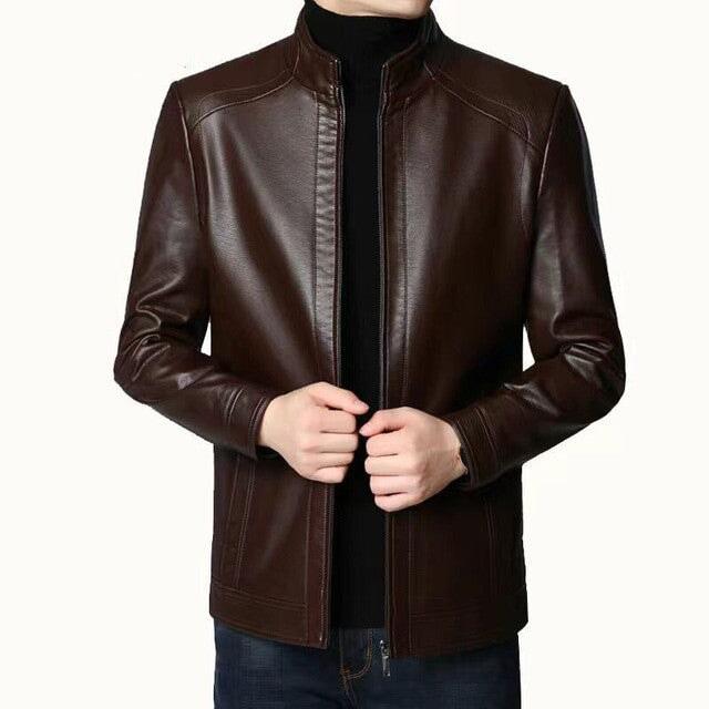 Jaqueta de Couro Michigan Masculina - Lojas Promorin