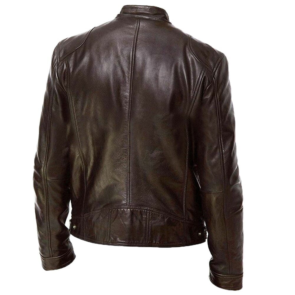 Jaqueta de couro Masculina Vintage