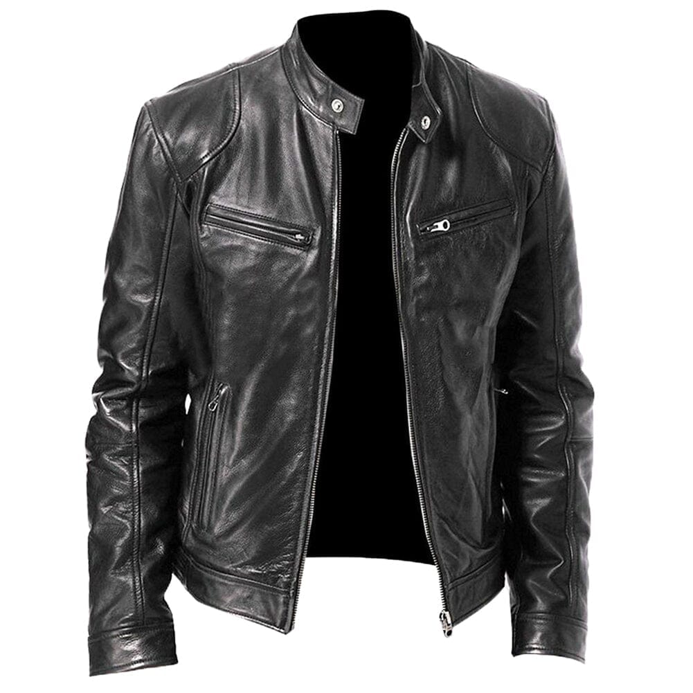 Jaqueta de couro Masculina Vintage