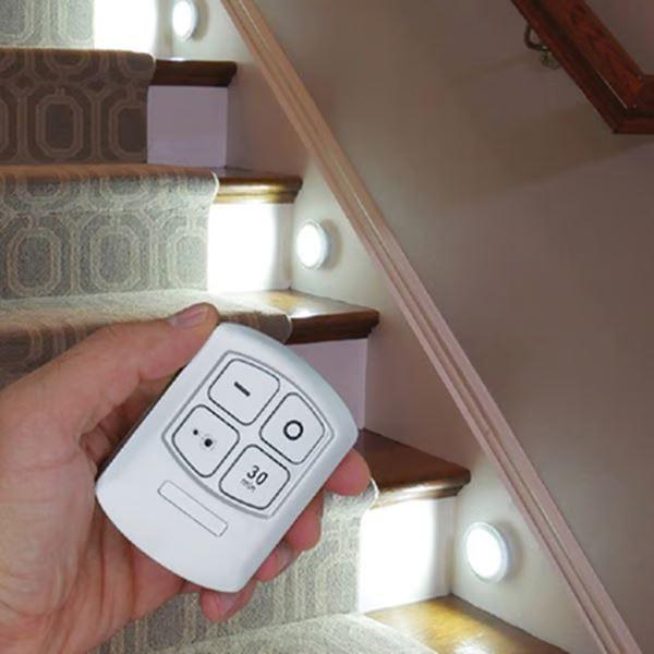 Kit 3 Luminárias de Led Inteligentes com Controle Remoto - Lojas Promorin