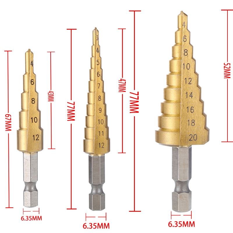 Kit Brocas de Titânio Linha Premium