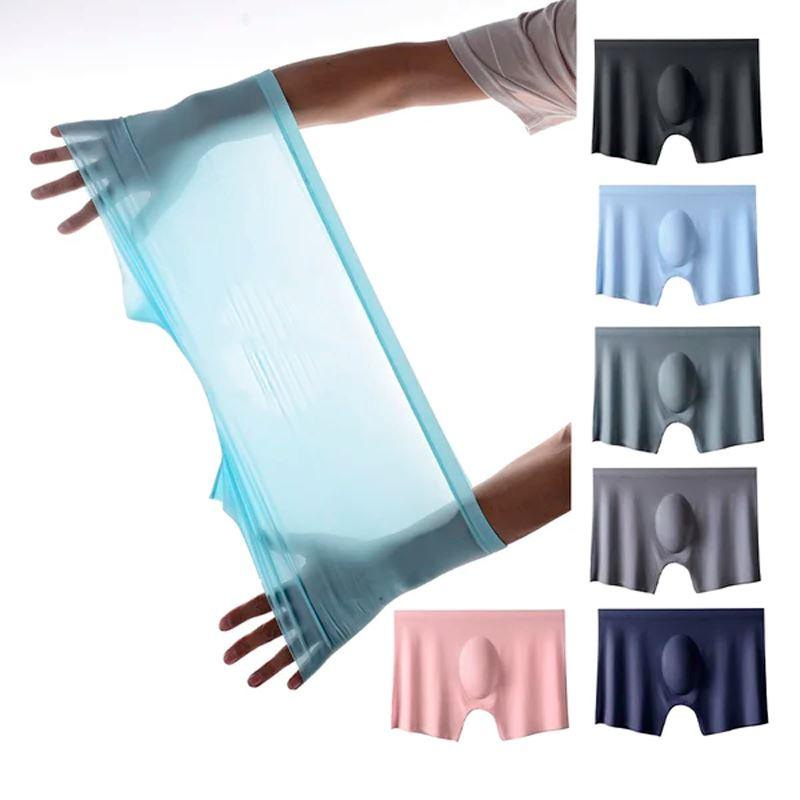 Kit Com 10 Cuecas Boxers Antiodor e Antibacterianas em Seda Gelo - Lojas Promorin