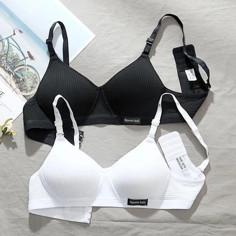 Kit com 5 Sutiãs 90% Algodão Super Confortável - Lojas Promorin