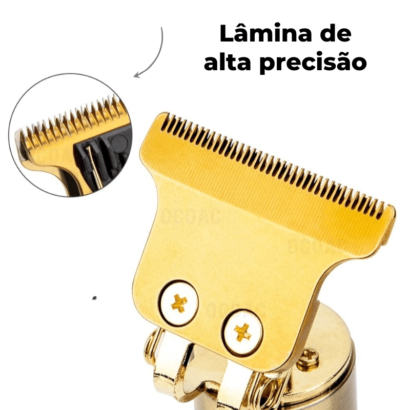 Máquina de Barbear Profissional UltraBarber® + 4 Pentes de Brinde - Lojas Promorin