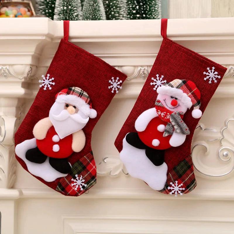 Meias de Natal Penduráveis - Para Decoração - Lojas Promorin