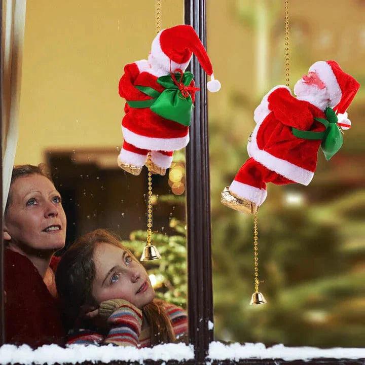 Papai Noel Escalador - Lojas Promorin