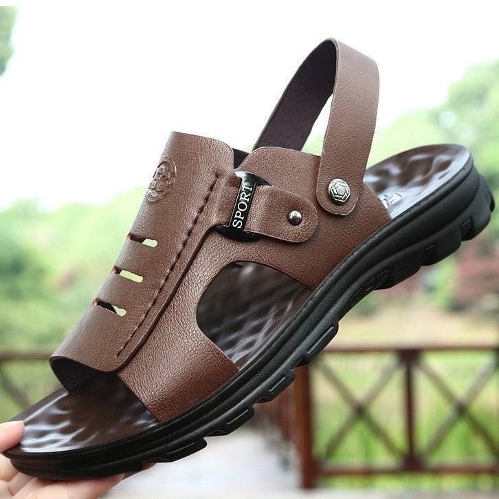 Sandália Masculina de Couro - Lojas Promorin