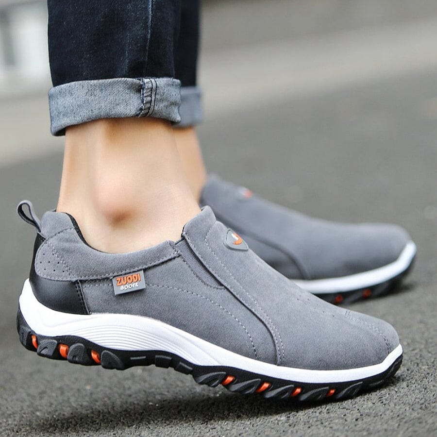 Sapato Masculino de Couro Antiderrapante Casual