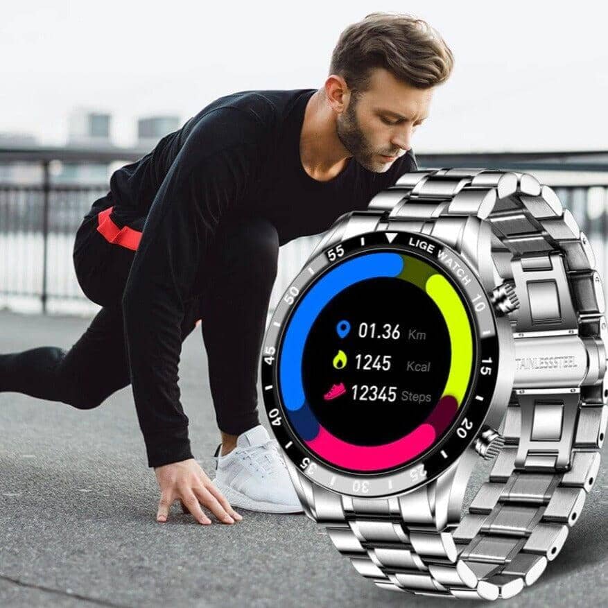 Smart Watch Masculino de Luxo - Tic Lux