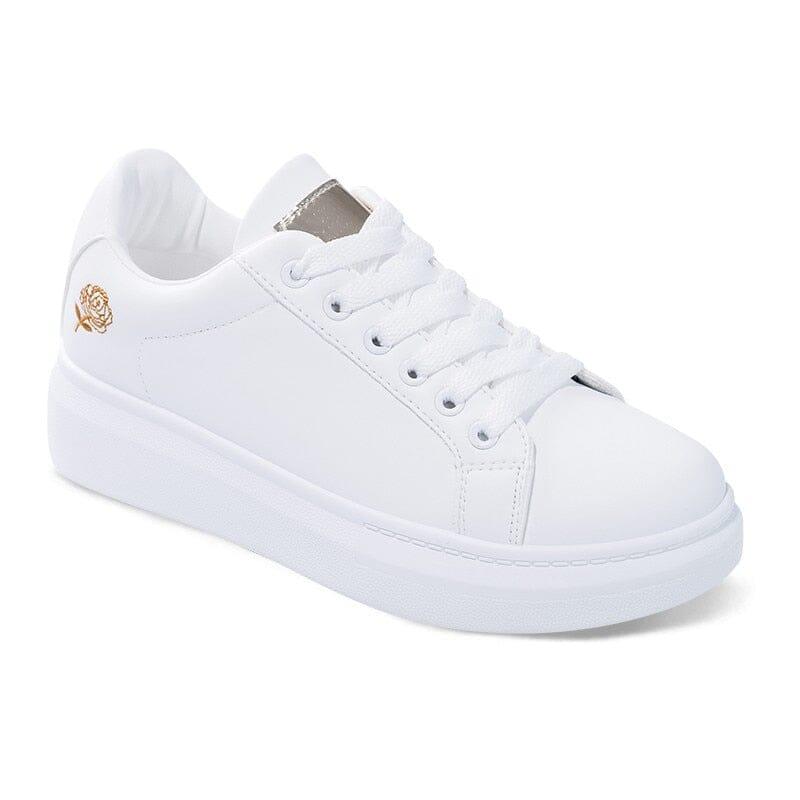 Tênis Branco Casual Feminino Ortopédico - Mônica - Lojas Promorin