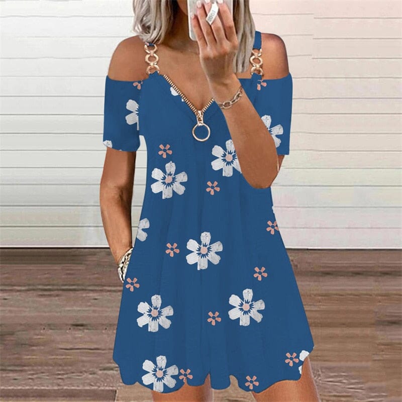 Vestido Bata Alças Metal