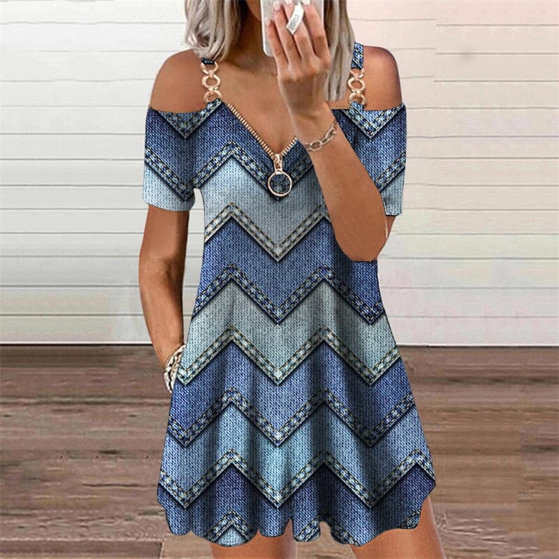 Vestido Bata Alças Metal
