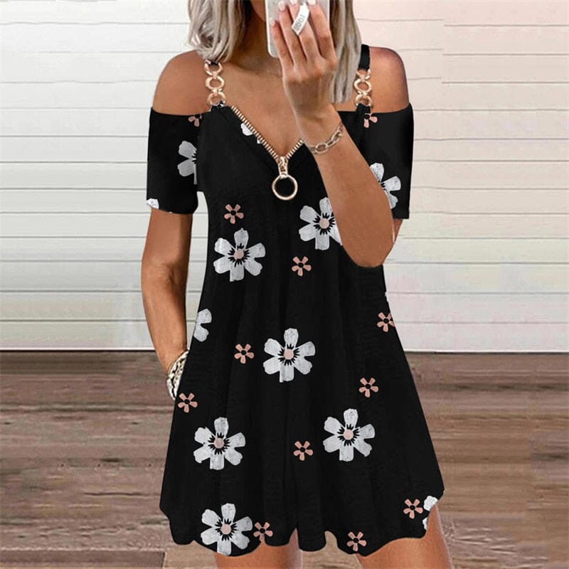 Vestido Bata Alças Metal
