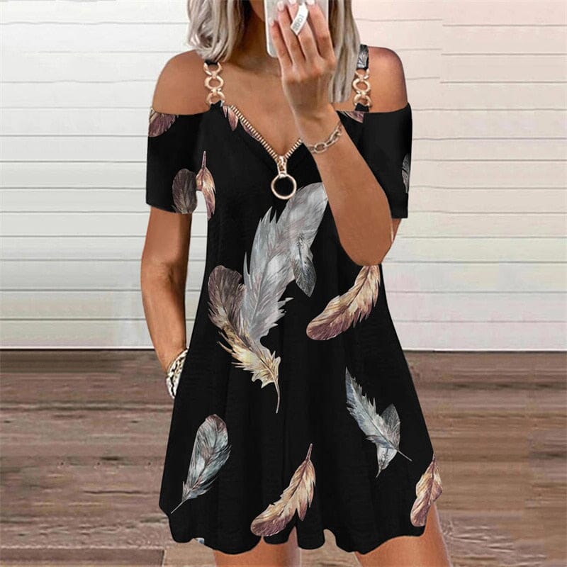 Vestido Bata Alças Metal