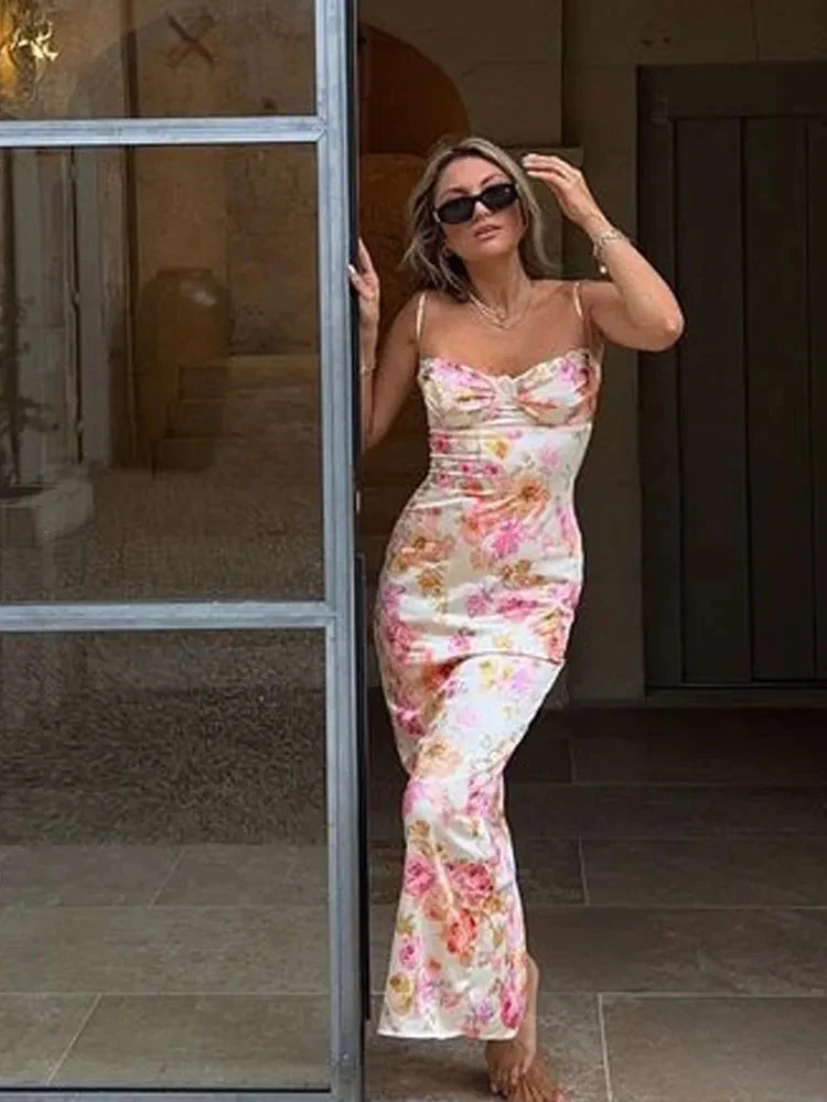 Vestido Casual Retrô Tubo Estampado