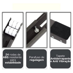 Suporte Base com Rodinhas para Móveis - MovFlex