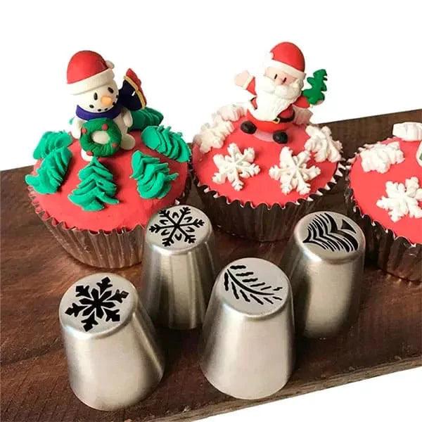 Bicos de Confeitar Natalinos - Kit com 4 unidades - Lojas Promorin