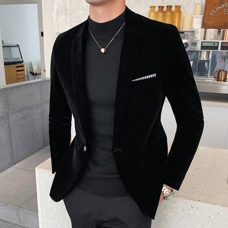 Blazer Masculino Tecido Aveludado - Lojas Promorin