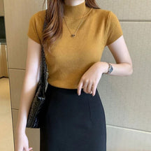 Blusa Cashmere Gola Alta