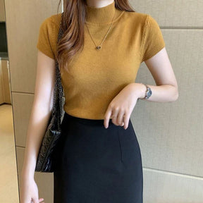 Blusa Cashmere Gola Alta