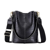 Bolsa Feminina de Couro Crocodilo - Lojas Promorin