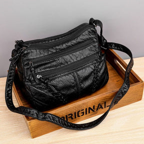 Bolsa Feminina Transversal de Couro