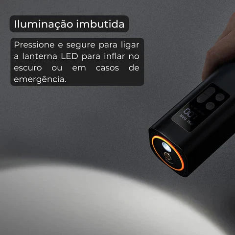 Bomba de Encher Pneu Automático - Baseus