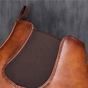 Bota Chelsea Masculina Original em Couro e Palmilha Ortopédica - Lojas Promorin