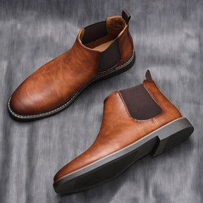 Bota Chelsea Masculina Original em Couro e Palmilha Ortopédica - Lojas Promorin