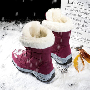Bota de Inverno Neve de Lã a Prova D'água