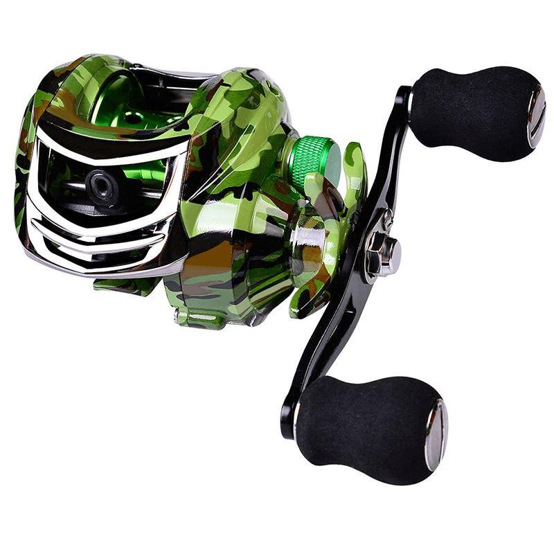 Carretilha de Pesca Pro 18+1 10Kg Drag Camuflada - Lojas Promorin