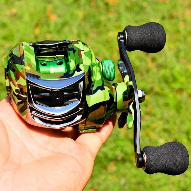 Carretilha de Pesca Pro 18+1 10Kg Drag Camuflada - Lojas Promorin