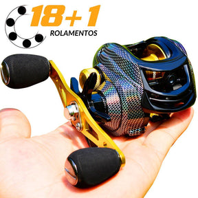 Carretilha de Pesca SNAKE - 10Kg Drag - Lojas Promorin
