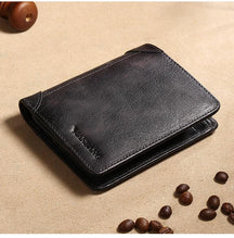 Carteira de Couro Masculina com Antifurto