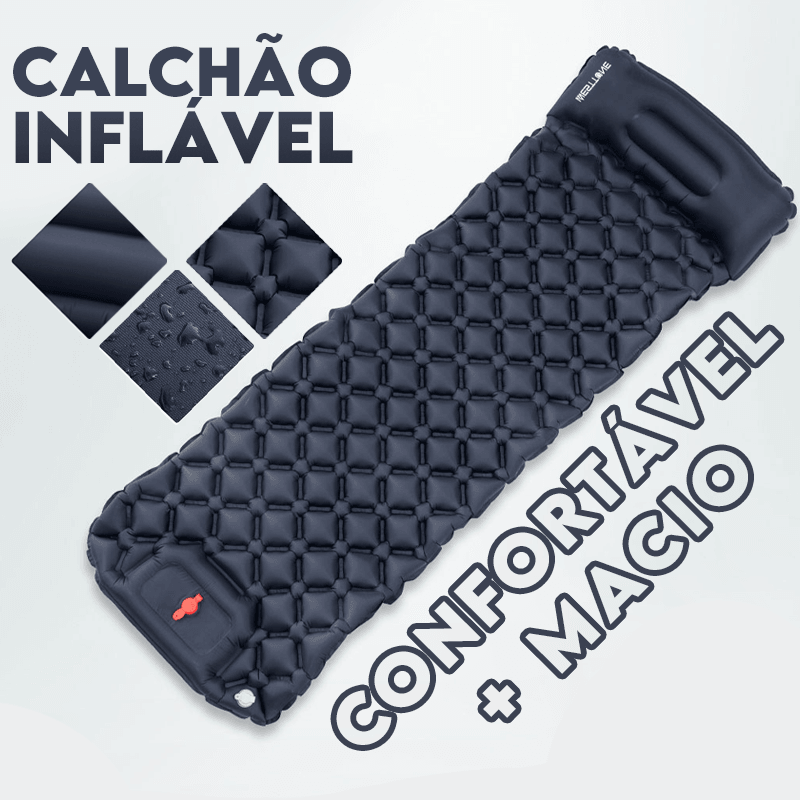 Colchão Inflável de Acampamento - PACOONE - Lojas Promorin