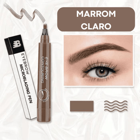 [COMPRE 1 E LEVE 2] Caneta Micropigmentadora à prova d'água - Forever Eyebrow 2023 - Lojas Promorin