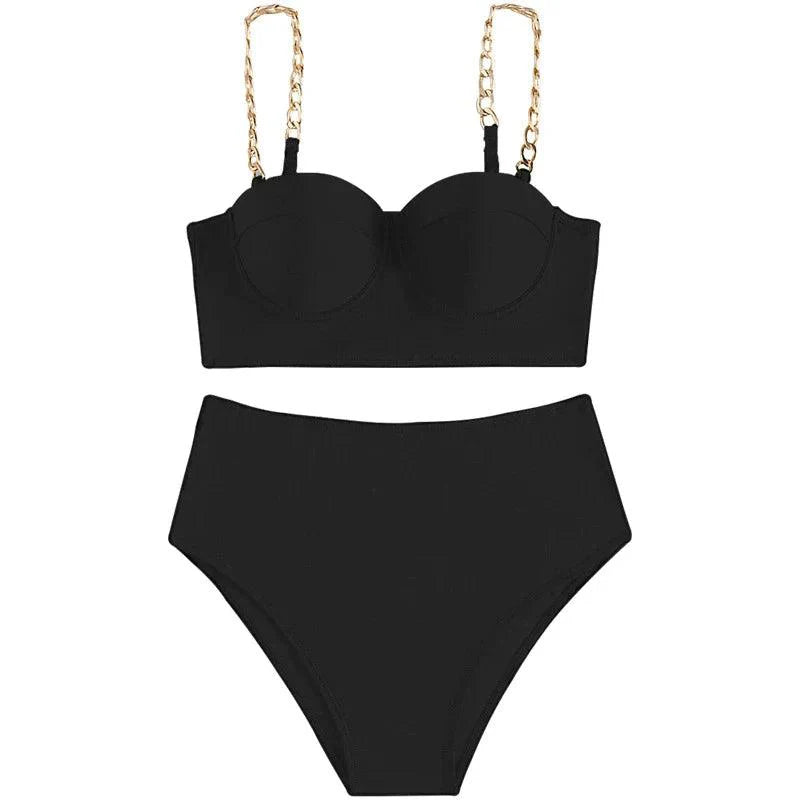 Conjunto de Biquíni com Correias - Lojas Promorin